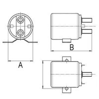 Magnetschalter Anlasser Starter 24 V 54,5 mm HC-CARGO