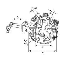 Holder carbon brushes 12 V 64 mm HC-Cargo