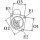 Starter motor 12 V 0 KW 15 teeth HC-CARGO for BMW X2 and others