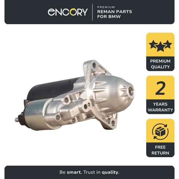 Anlasser Starter 1,8 kW 9 Zähne ENCORY für BMW 1 (E87) BMW 3