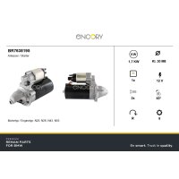 Anlasser Starter 1,7 kW 9 Zähne ENCORY für BMW 1 (E87) BMW 3