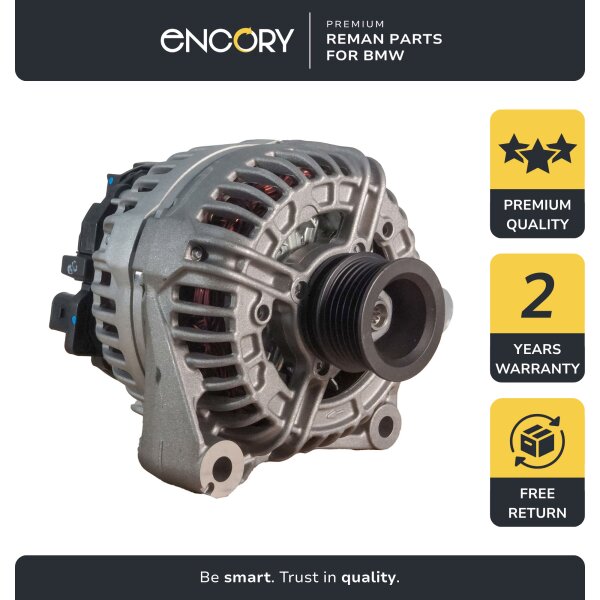 Alternator Generator 50mm 6 Grooves 155A ENCORY for BMW 3 Convertible BMW 5