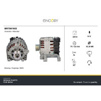 Alternator 14 V 220 A ENCORY Premium Reman suitable for e.g. BMW X5