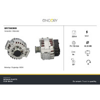 Alternator 14 V 220 A ENCORY Premium Reman suitable for e.g. BMW X5