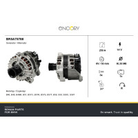 Lichtmaschine Generator 14 V 250 A ENCORY Premium Reman für u.a. BMW 5er