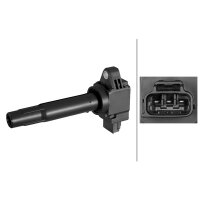 Zündspule Bajonett Anschlussausführung SAE 3-polig HELLA für u.a. SUZUKI SWIFT