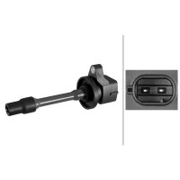 Zündspule Bajonett Anschlussausführung SAE 2-polig HELLA für u.a. FORD KA+