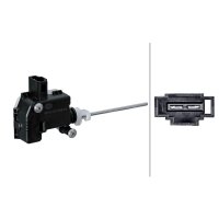 Tank Flap Actuator vehicle side electric HELLA suitable for VW POLO