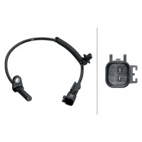 Sensor Raddrehzahl 2-polig Hallsensor 331 mm Kabel HELLA für u.a. FORD TRANSIT