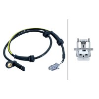 Wheel Speed Sensor 2-pole Hall sensor 698 mm cable HELLA for e.g. RENAULT KOLEOS
