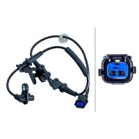 Wheel Speed Sensor 2-pole Hall sensor 705 mm cable HELLA for e.g. HYUNDAI i10