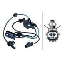 Wheel Speed Sensor 2-pole Hall sensor 1.021 mm cable HELLA for TOYOTA PRIUS and others