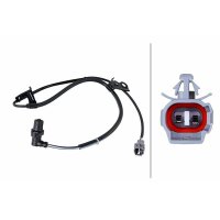 Wheel Speed Sensor 2-pole inductive sensor 492 mm cable...