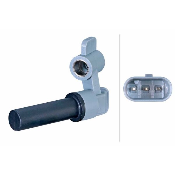 Impulsgeber Kurbelwelle Hallsensor 3-polig HELLA passend für FORD