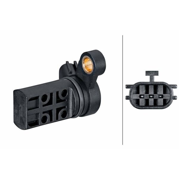 Impulsgeber Kurbelwelle Hallsensor 3-polig HELLA für u.a. NISSAN MAXIMA