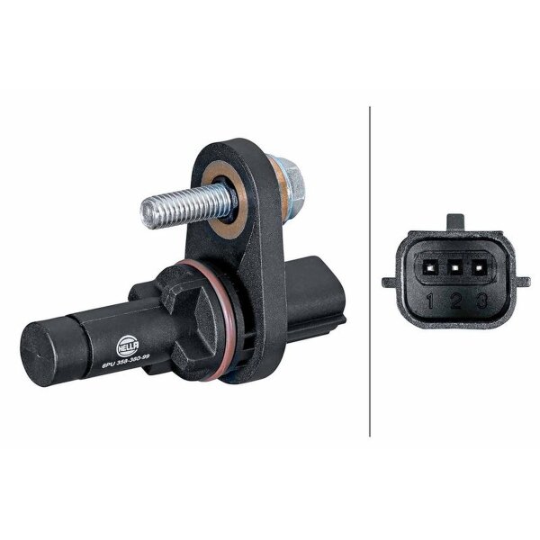 Impulsgeber Kurbelwelle Hallsensor 3-polig HELLA für u.a. OPEL ANTARA