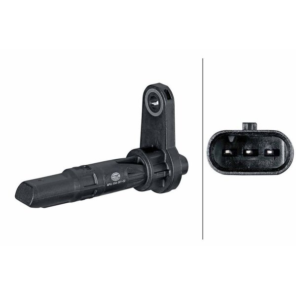 Impulsgeber Kurbelwelle Hallsensor 3-polig HELLA für u.a. OPEL CASCADA