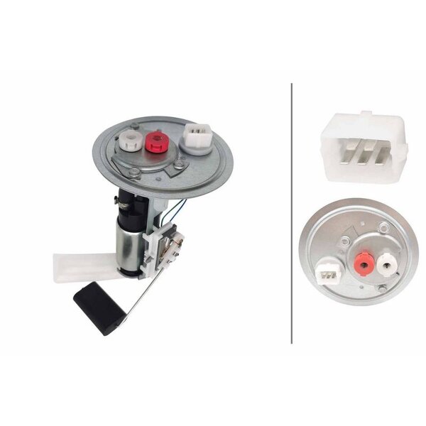 Kraftstoff-Fördereinheit elektrisch 5-polig HELLA für u.a. FORD KA