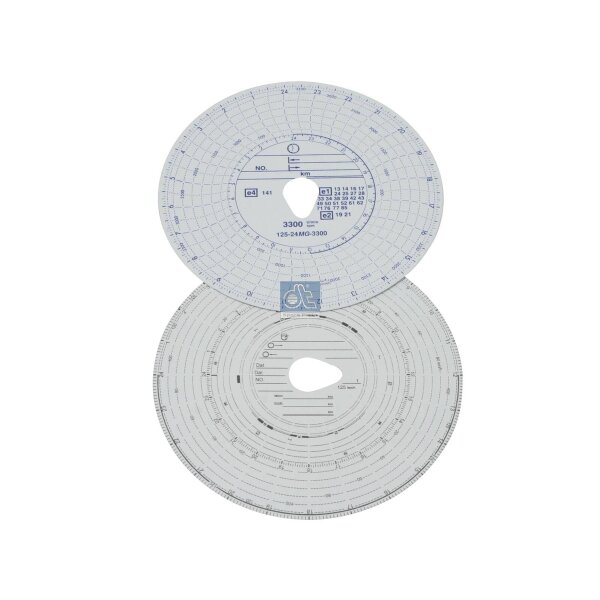 Tachograph Disc DT SPARE PARTS IAM-Expertise suitable for e.g. DAF