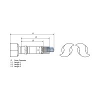 Bremswelle Trommelbremse 10 Zähne 630 mm DT SPARE...