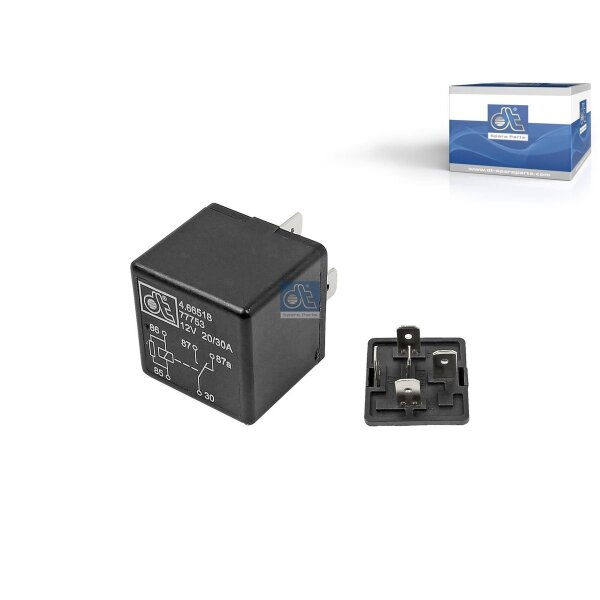 Relay Operating Current 12 V DT SPARE PARTS suitable for e.g. MERCEDES-BENZ