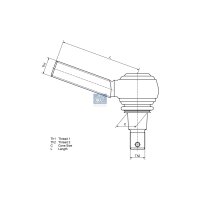 Spurstangenkopf Vorderachse 127 cm DT SPARE PARTS...