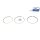Kolbenringsatz Ø 130 mm DT SPARE PARTS für u.a. MERCEDES-BENZ ACTROS