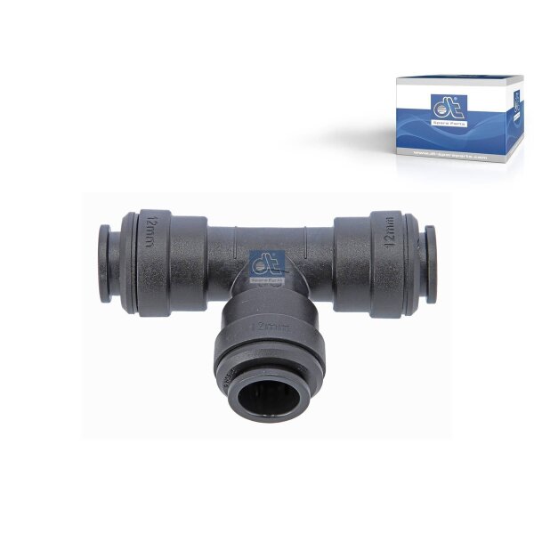 Schlauchverbinder Ø 12 mm DT SPARE PARTS für diverse Fahrzeuge
