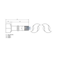 Bremswelle Trommelbremse 10 Zähne 452,5 mm DT SPARE...