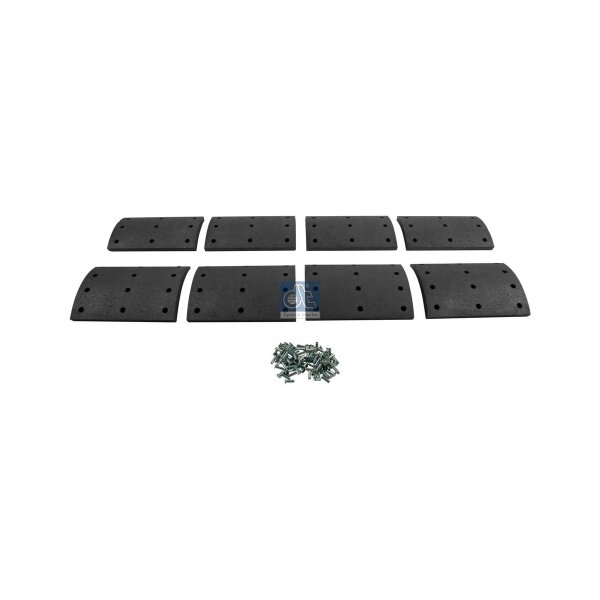 Brake Lining Set Drum Brake rear 19 mm 254 mm DT SPARE PARTS for VOLVO F12
