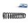Suspension Spring 270 mm 15 mm DT SPARE PARTS suitable for e.g. SCANIA 4