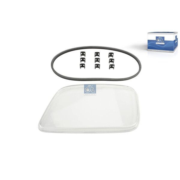 Lens Headlight left DT SPARE PARTS IAM-Expertise for MERCEDES-BENZ ACTROS