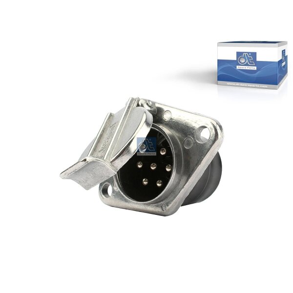 Steckdose 24 V ISO 1185 7-polig DT SPARE PARTS passend für u.a. DAF