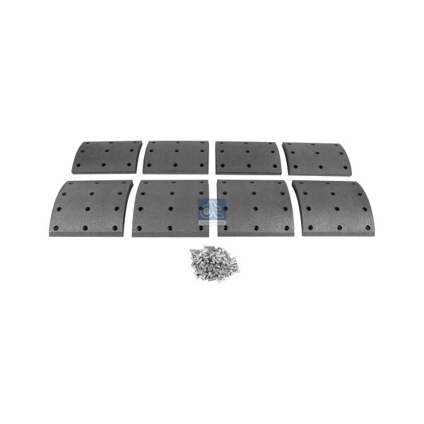 Brake Lining Set Drum Brake 21 mm 203 mm DT SPARE PARTS for VOLVO