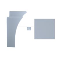 Widening rear mudguard right DT SPARE PARTS for MAN TGA...