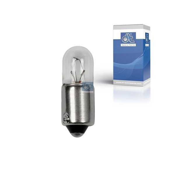 Bulb Interior Light 12 V BA9s T4W DT SPARE PARTS for e.g. GENERAL MOTORS