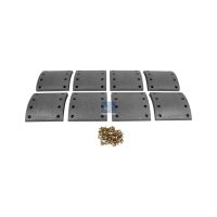 Bremsbelagsatz Trommelbremse Hinterachse 21,6 mm 200 mm...