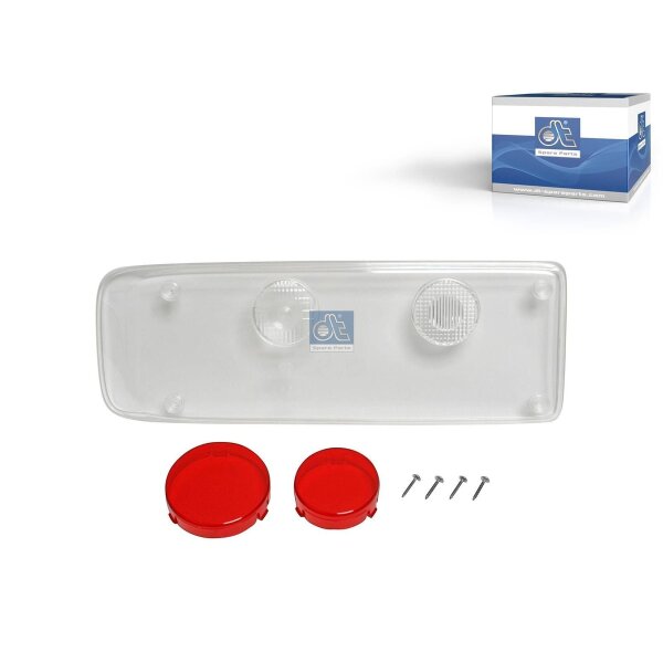 Rear Light Lens left DT SPARE PARTS IAM-Expertise suitable for e.g. DAF