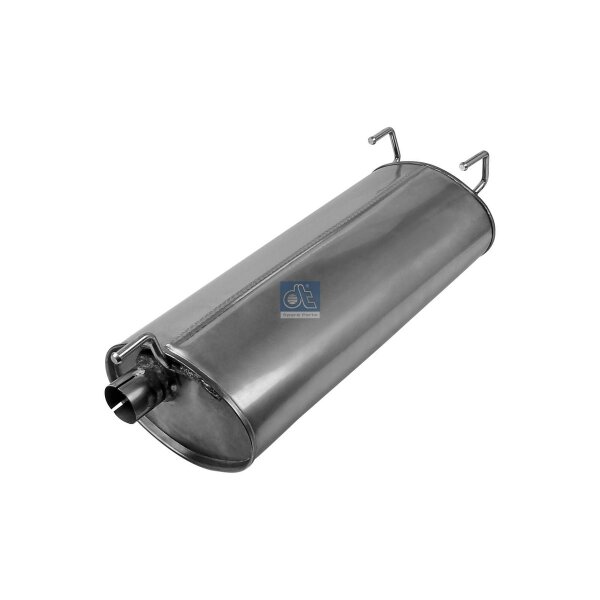 Centre/rear silencer DT SPARE PARTS IAM-Expertise suitable for IVECO