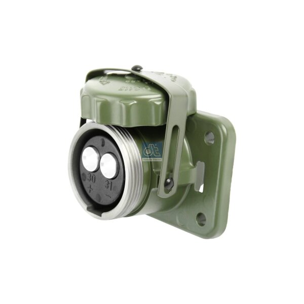 Steckdose 24 V 2-polig DT SPARE PARTS passend für u.a. MERCEDES-BENZ