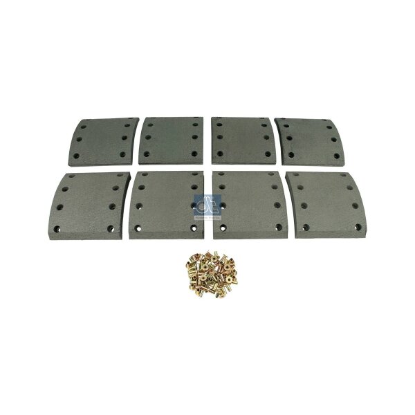 Brake Lining Set Drum Brake 19.9 mm 180 mm DT SPARE PARTS for SAF