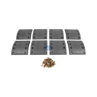 Brake Lining Set Drum Brake 20.9 mm 180 mm DT SPARE PARTS...
