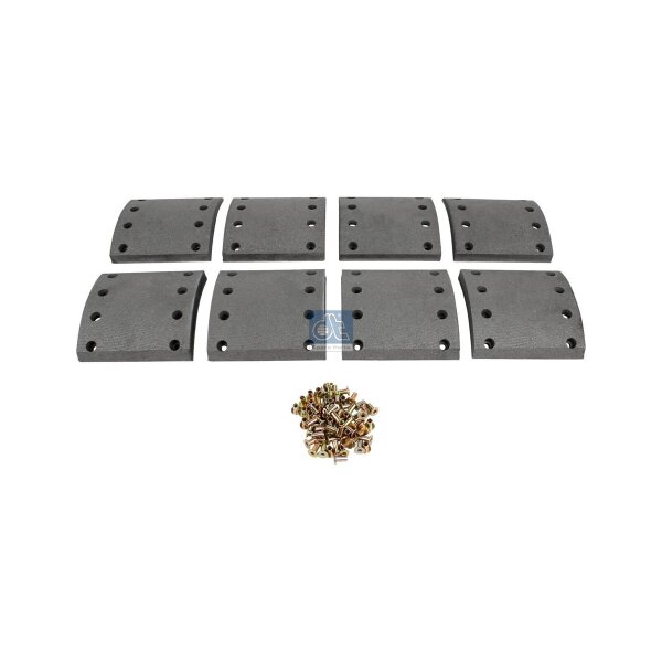Brake Lining Set Drum Brake 21.5 mm 180 mm DT SPARE PARTS for SAF
