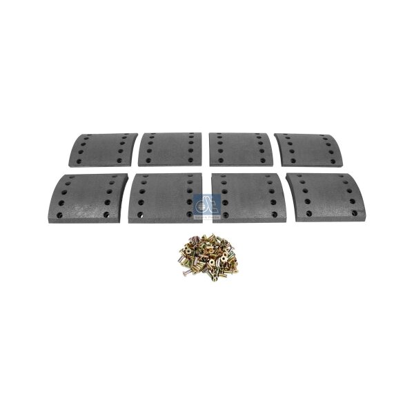 Brake Lining Set Drum Brake 18.5 mm 200 mm DT SPARE PARTS for SAF