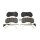 Brake Pad Set Disc Brake front axle DT SPARE PARTS for e.g. RENAULT TRUCKS