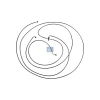 Schlauchleitung Fahrerhauskippvorrichtung 420 bar DT...