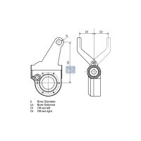 Adjuster Braking System automatic DT SPARE PARTS for e.g....