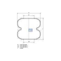 Federbalg Luftfederung DT SPARE PARTS IAM-Expertise...