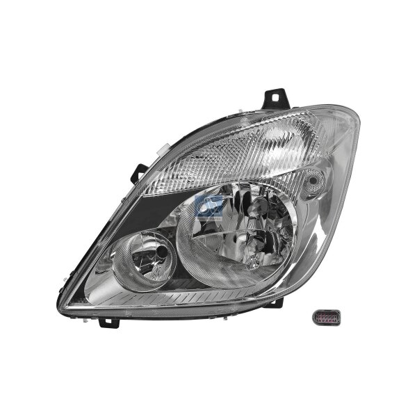 Headlight left PY21W DT SPARE PARTS IAM-Expertise suitable for MERCEDES-BENZ