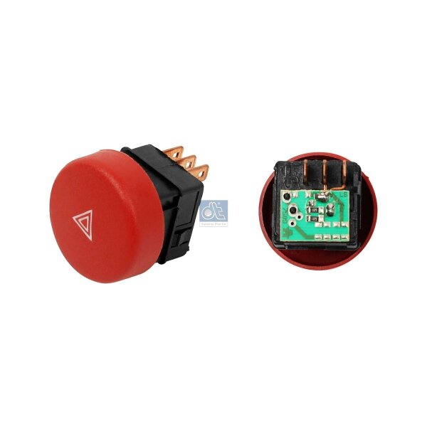 Hazard Warning Switch DT SPARE PARTS IAM-Expertise suitable for IVECO